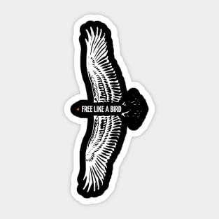 Free Like a Bird Sticker